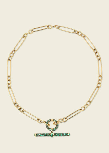 Emerald T-Bar Pendant