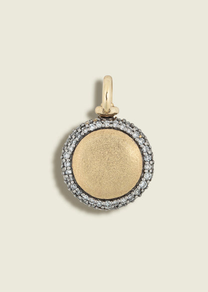 Modern Finish Diamond Pocket Watch Pendant
