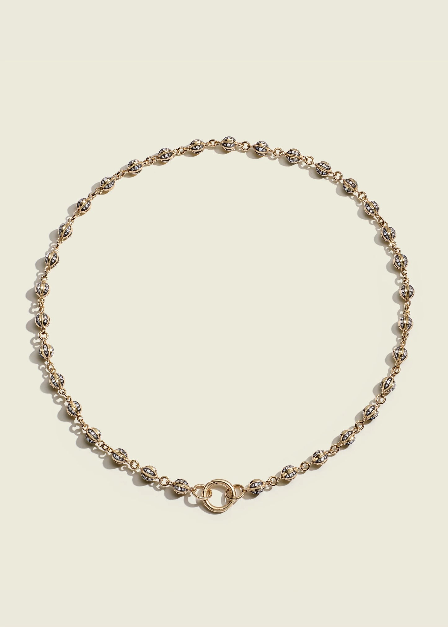 Baby Diamond Ball Breaker Necklace