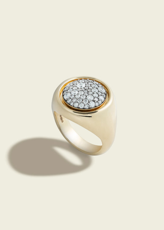 Antique Finish Smartie Ring