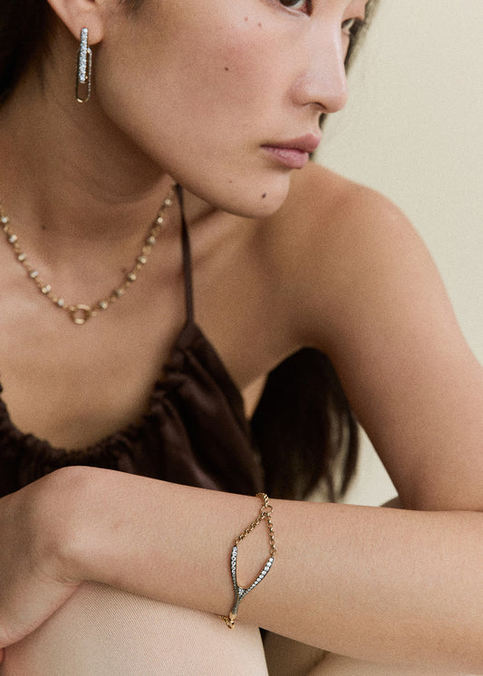 Modern Finish Wishbone Bracelet