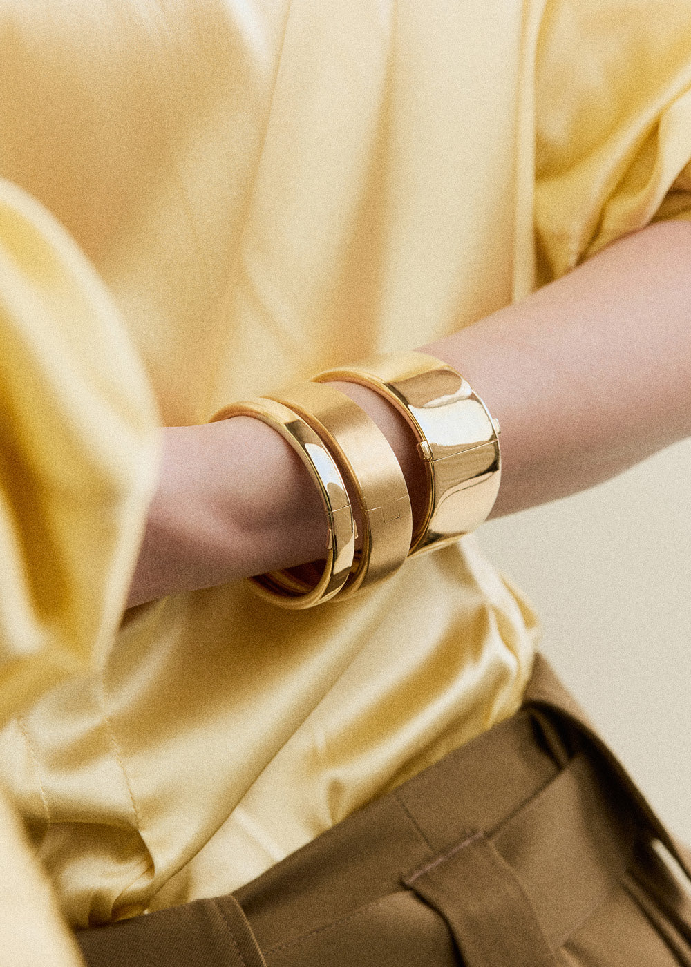 Gold Dust Bangle 15mm