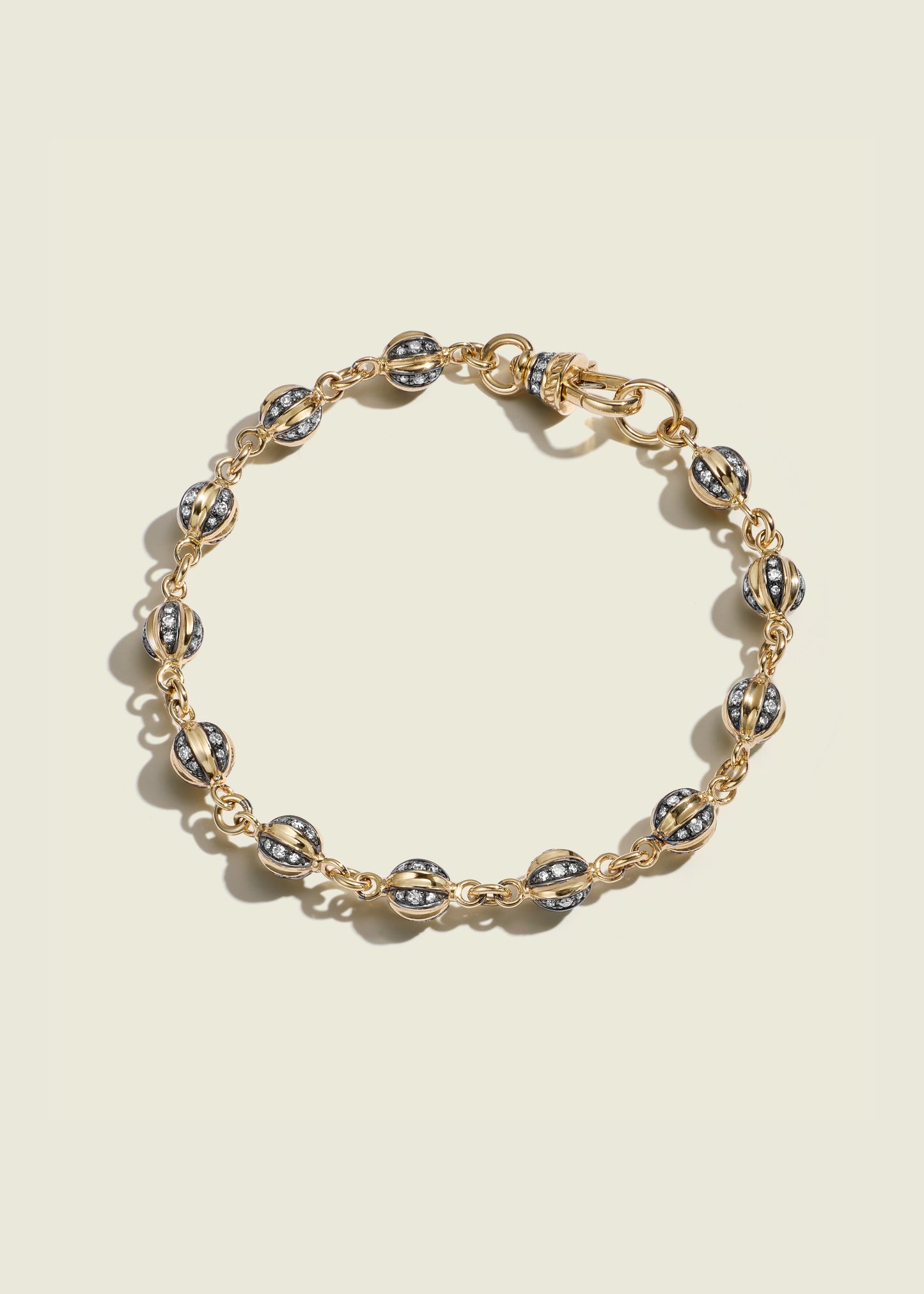 Baby Diamond Ball Breaker Bracelet