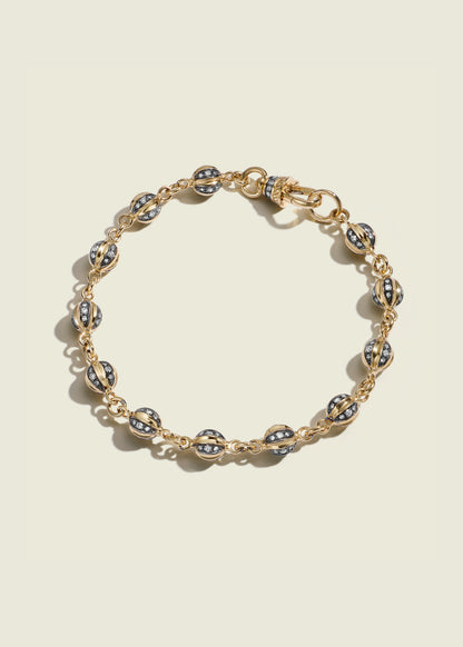 Baby Diamond Ball Breaker Bracelet