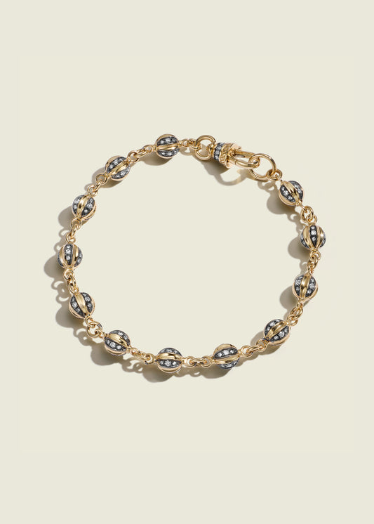 Baby Diamond Ball Breaker Bracelet