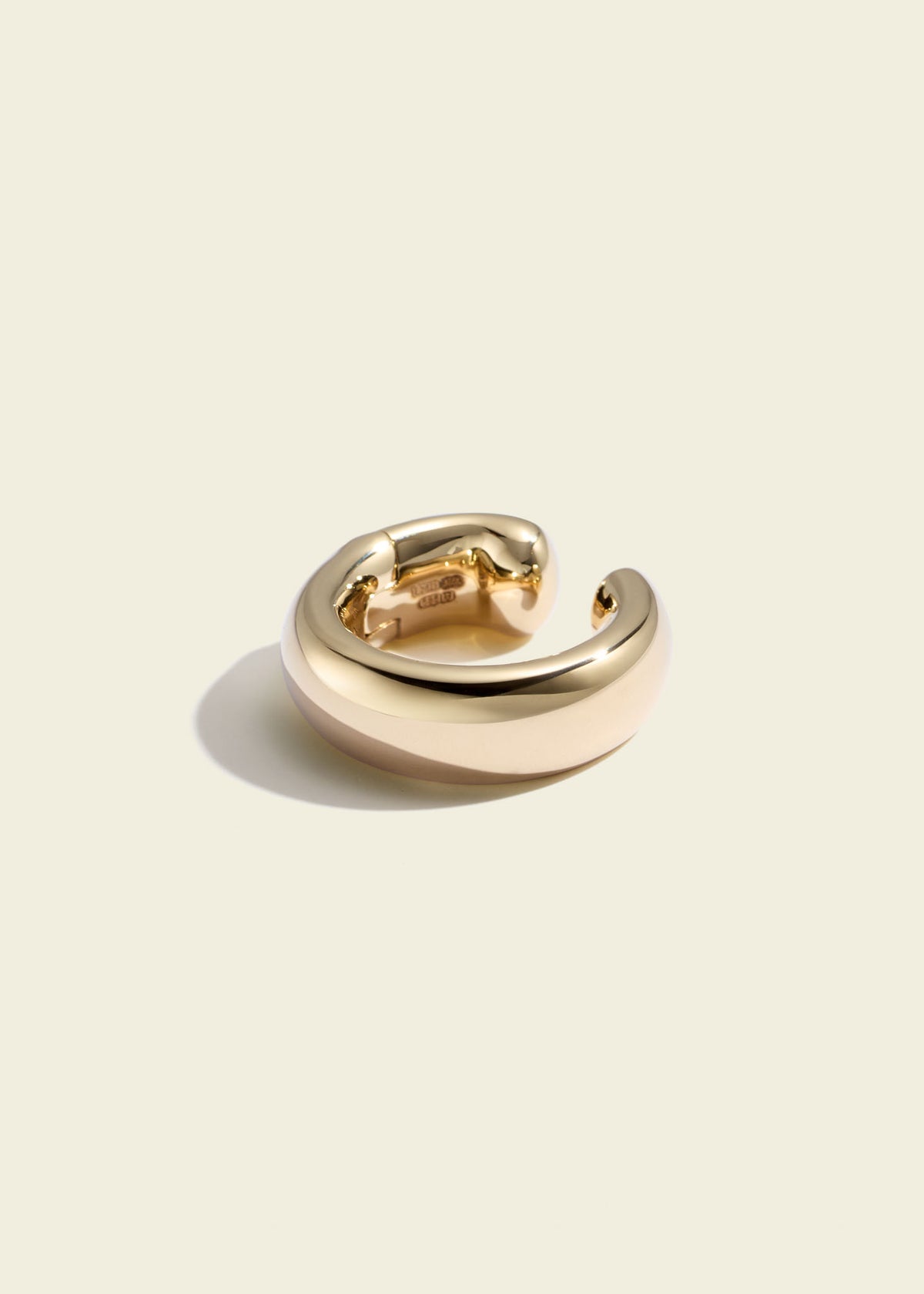 Polished Gold Dust Ear Cuff