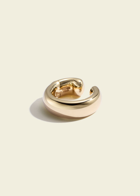 Polished Gold Dust Ear Cuff