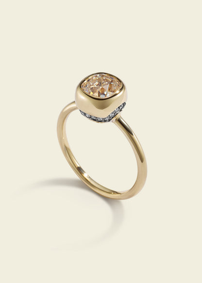 Cushion-cut Paradigm Pinky Ring