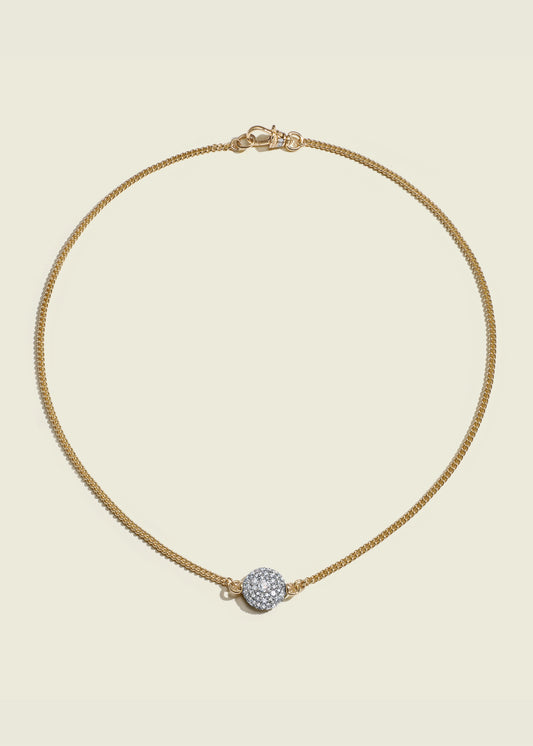 Modern Finish Diamond Baby Pocket Watch Necklace