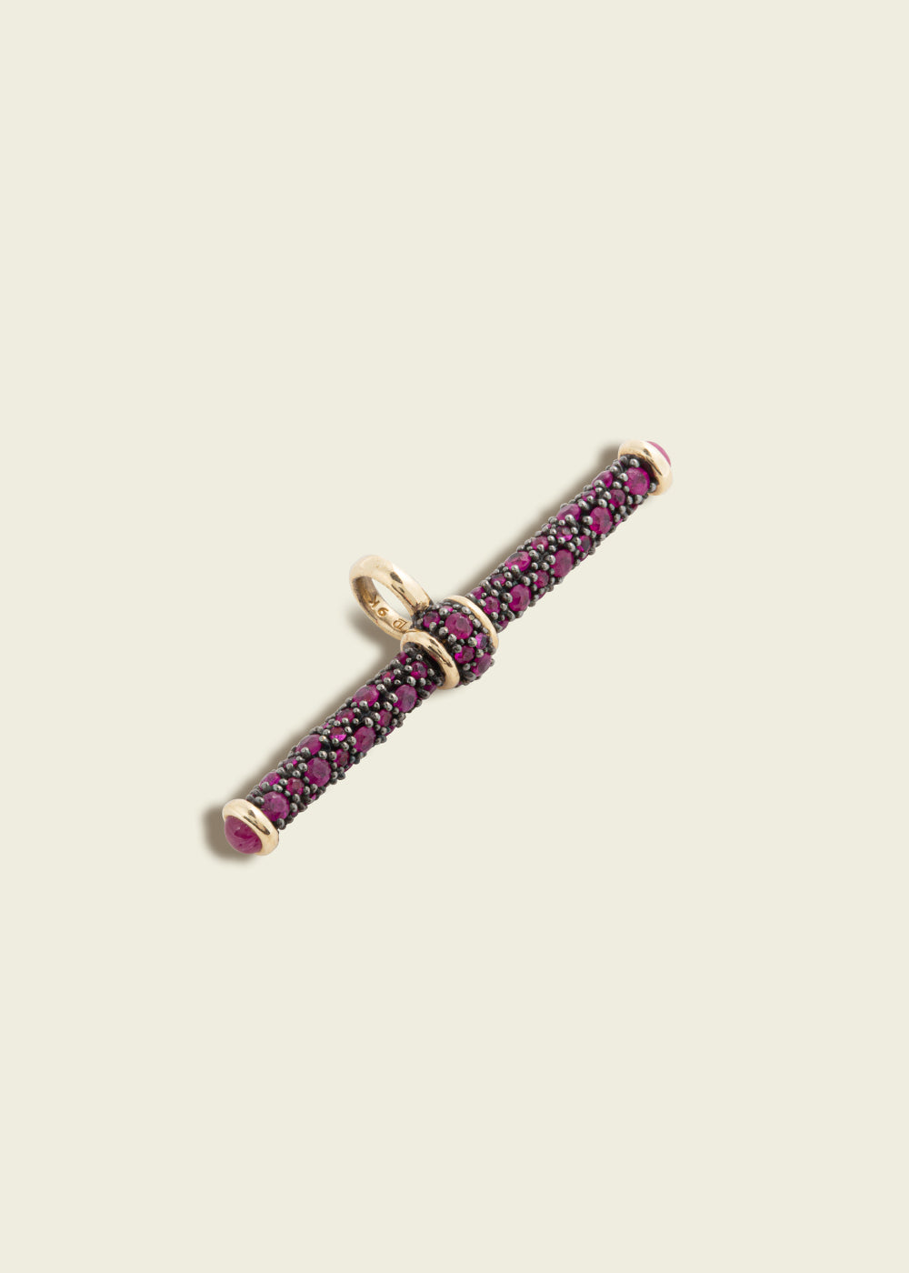 Ruby T-Bar Pendant