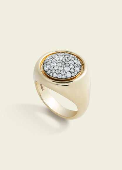 Antique Finish Smartie Ring