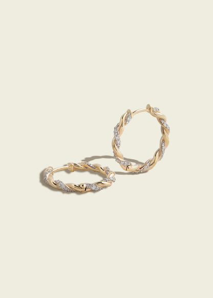 Diamond Rope Hoops