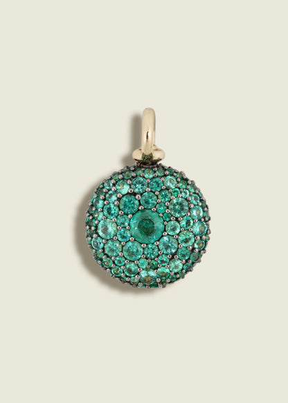 Emerald Pocket Watch Pendant