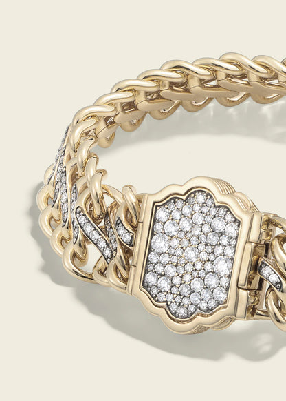 Medusa Double Diamond Bracelet