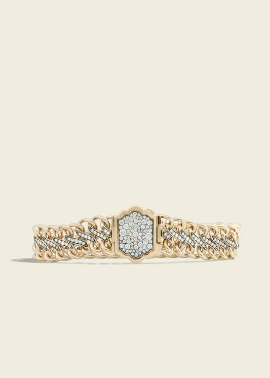 Medusa Double Diamond Bracelet